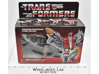 Swoop NICE BOX MIB NR MINT FIGURE 1985 Vintage Hasbro G1 Transformers