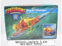 Depth Charger UNUSED STICKERS w Box 100% Complete Centurions 1987 Kenner