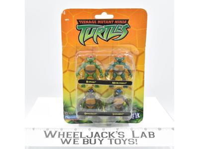 Leo Ralph Mike Don Miniatures 2002 TMNT Teenage Mutant Ninja Turtles Playmates