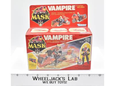 Vampire W/Floyd Malloy W/Box Complete 1986 MASK M.A.S.K. Vehicle Kenner Vintage
