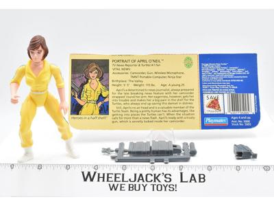 April O'Neil 100% Complete 1988 TMNT Teenage Mutant Ninja Turtle Playmates