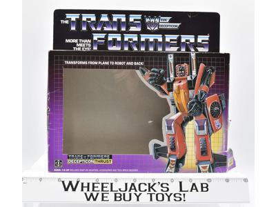 Thrust Box Only 1985 Action Figure Vintage Hasbro G1 Transformers