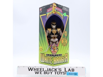 Talking White Ranger Mighty Morphin Power Rangers 1995 Bandai NEW MISB SEALED