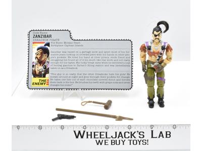 Zanzibar 100% Complete 1987 GI JOE G.I. JOE Hasbro Action Figure