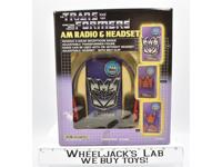 Decepticon AM Radio &amp; Headset NEW Nasta Hasbro G1 Transformers Vintage