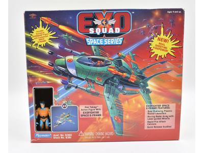 Kaz Takagi Space E-Frame W Box 100% Complete Exo Squad Robotech Playmates