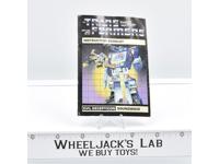 Soundwave Action Figure Instruction Manual Booklet 1984 Hasbro G1 Transformers