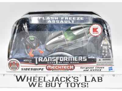Sideswipe Flash Freeze Assault Human Alliance NEW Dark of the Moon Transformers