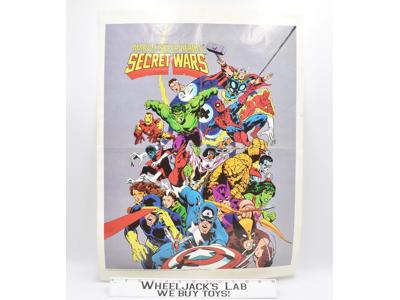 Marvel Super Heroes Secret Wars Promo Poster 1984 Secret Wars Marvel Vintage