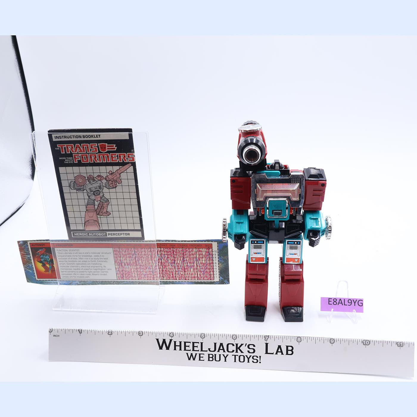 Perceptor 100% Complete 1985 Vintage G1 Transformers Microscope Figure