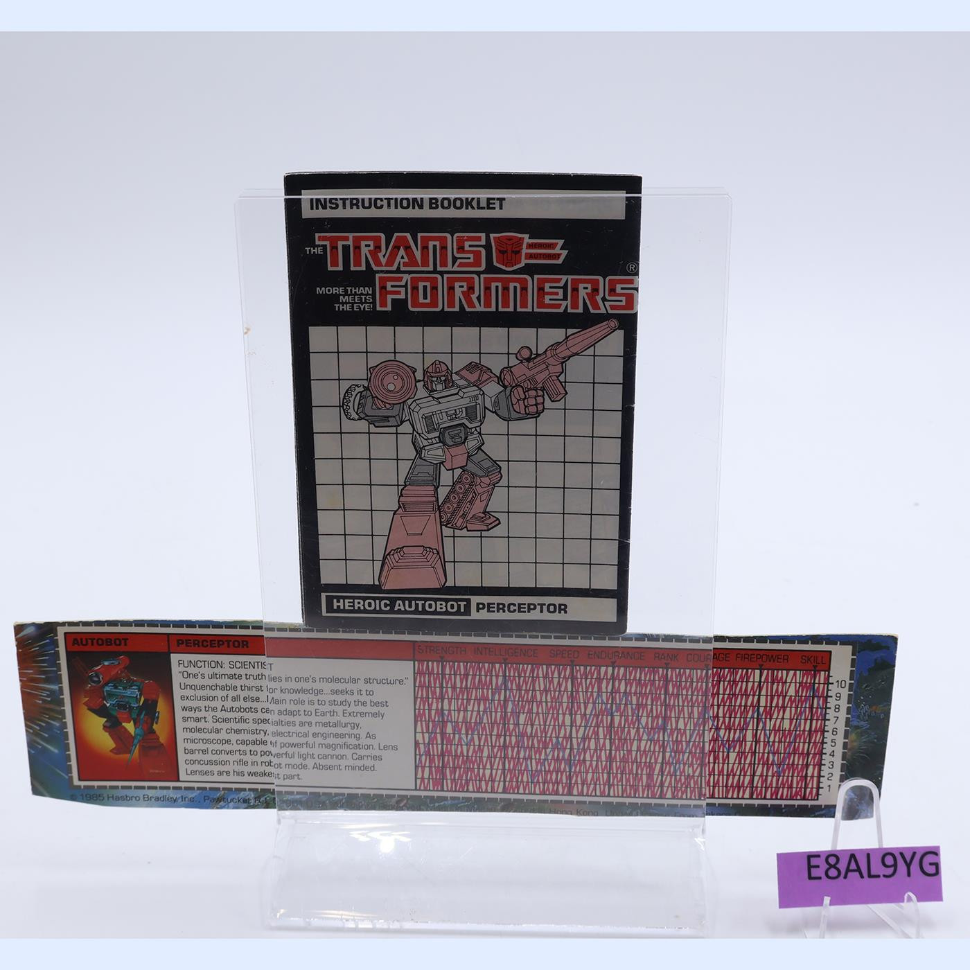 Perceptor 100% Complete 1985 Vintage G1 Transformers Microscope Figure