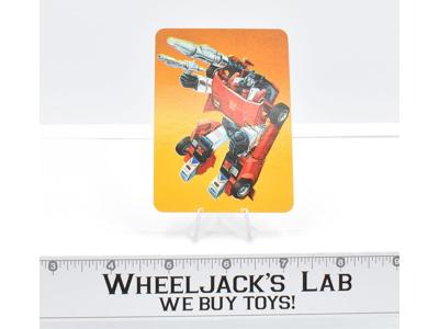 Sideswipe Card 11 Variant Color Transformers Action Trading Cards 1985 G1