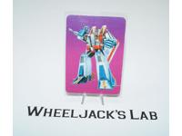 Starscream Card 98 Variant Color Transformers Action Trading Cards 1985 G1