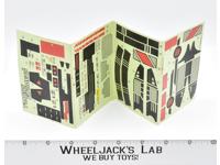 Jetfire Decal Sticker Sheet G1 Transformers 1985 Vintage Hasbro Action Figure