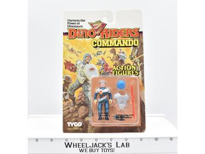 Astra Commando SEALED MOSC Dino Riders Vintage Action Figure 1989 Tyco