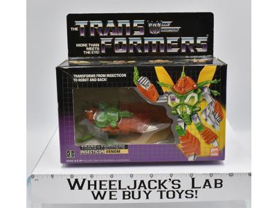 Venom MIB NEAR MINT FIGURE 100% Complete 1985 Vintage Hasbro G1 Transformers