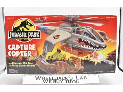 Capture Copter W/Dinosaur Net Trap &amp; Tranq Missile NEW Jurassic Park Kenner 1993