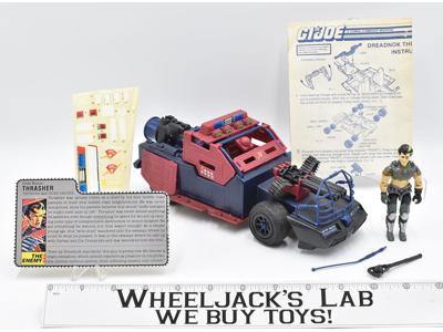 Thunder Machine W/Thrasher Complete GI Joe 1986 Action Figure Vehicle Vintage