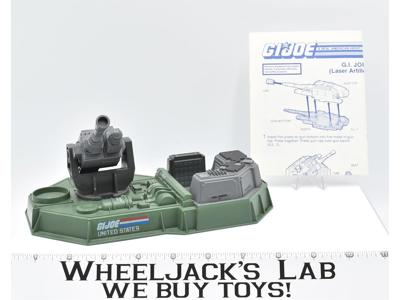 Law Laser Artillery Weapon Battle Station100% Complete GI Joe 1986 Vehicle