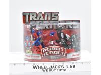Optimus Prime &amp; Savage Robot Heroes 2006 MOSC Hasbro Transformers Action Figure