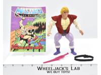 Prince Adam Complete SOFT HEAD 1984 He-man MOTU Masters of the Universe W/ Comic