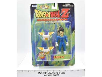 Vegeta The Saga Continues Dragonball Z Irwin Toy NEW MOSC Action Figure