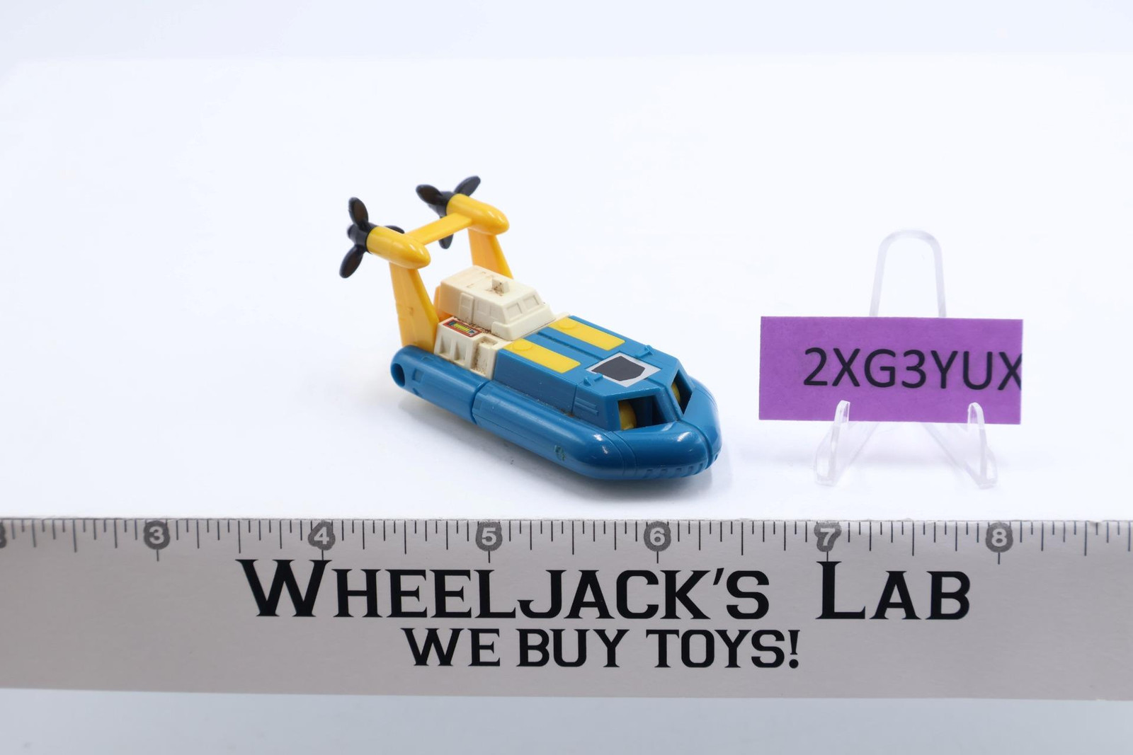 Seaspray 100% Complete 1985 Hasbro G1 Transformers Hovercraft Action Figure