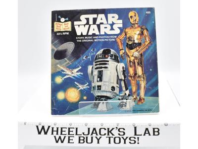 Star Wars Read Along Book and 33 1/3 Record #450 Lucasfilm 1979 Vintage