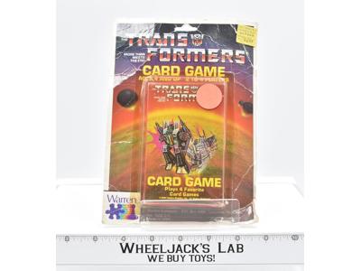 Skywarp Card Game NEW Warren 1985 Vintage G1 Transformers Action Figure