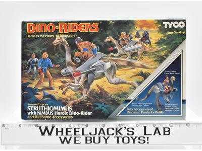 Struthiomimus W Nimbus Boxed Dino Riders Vintage Action Figure 1988 Tyco