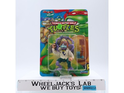 Baxter Stockman Teenage Mutant Ninja Turtles TMNT 1992 Playmates Unpunched MOSC