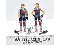 Tomax &amp; Xamot V1 100% Complete GI Joe 1985 Hasbro Action Figure Vintage