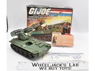 Wolverine Armored Missile Vehicle W/Box 1983 GI Joe Cobra Vintage Hasbro