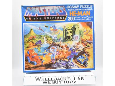 1983 300 Piece Puzzle He-Man Masters of the Universe MOTU Vintage Golden 22x33