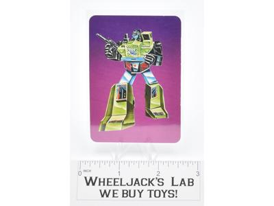 Long Haul Card 118 Variant Color Transformers Action Trading Cards 1985 G1