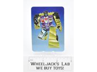 Scrapper Card 121 Variant Color Transformers Action Trading Cards 1985 G1