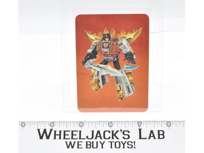 Snarl Card 36 Variant Color Transformers Action Trading Cards 1985 G1