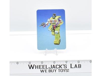 Bonecrusher Card 119 Variant Color Transformers Action Trading Cards 1985 G1