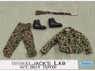 Fatigue Pants & Shirt with Rifle Boots GI Joe 1964 Hasbro Vintage 12" Accessory