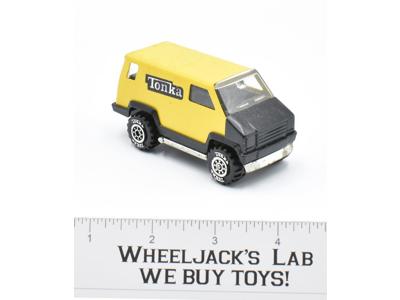 Scramblers Yellow and Black Van 4" Pressed Steel &amp; Plastic Tonka Employee Owned