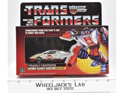 Red Alert NICE BOX MIB 100% Complete 1985 Vintage Hasbro G1 Transformers