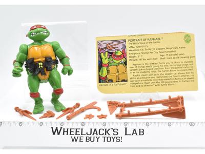 Raphael 100% Complete 1988 TMNT Teenage Mutant Ninja Turtle Playmates