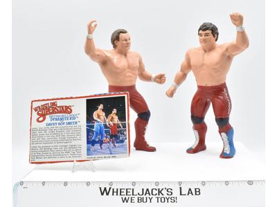British Bulldogs Dynamite Kid Davey Boy Smith WWF LJN Titan Sports 8" Wrestling