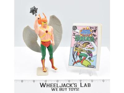 Hawkman W/ Comic DC Super Powers 1984 Kenner Action Figure No Repro