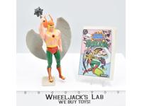 Hawkman W/ Comic DC Super Powers 1984 Kenner Action Figure No Repro