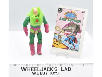 Lex Luther W/ Comic DC Super Powers 1984 Kenner  Action Figure No Repro