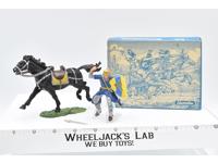 8857 W BLE BOX Mounted Cavalry Soldier Norman W Sword Toy Soldiers Elastolin 70M
