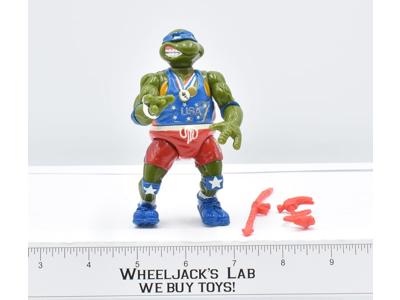 Track 'N Field Leonardo 1992 TMNT Teenage Mutant Ninja Turtle Playmates Figure