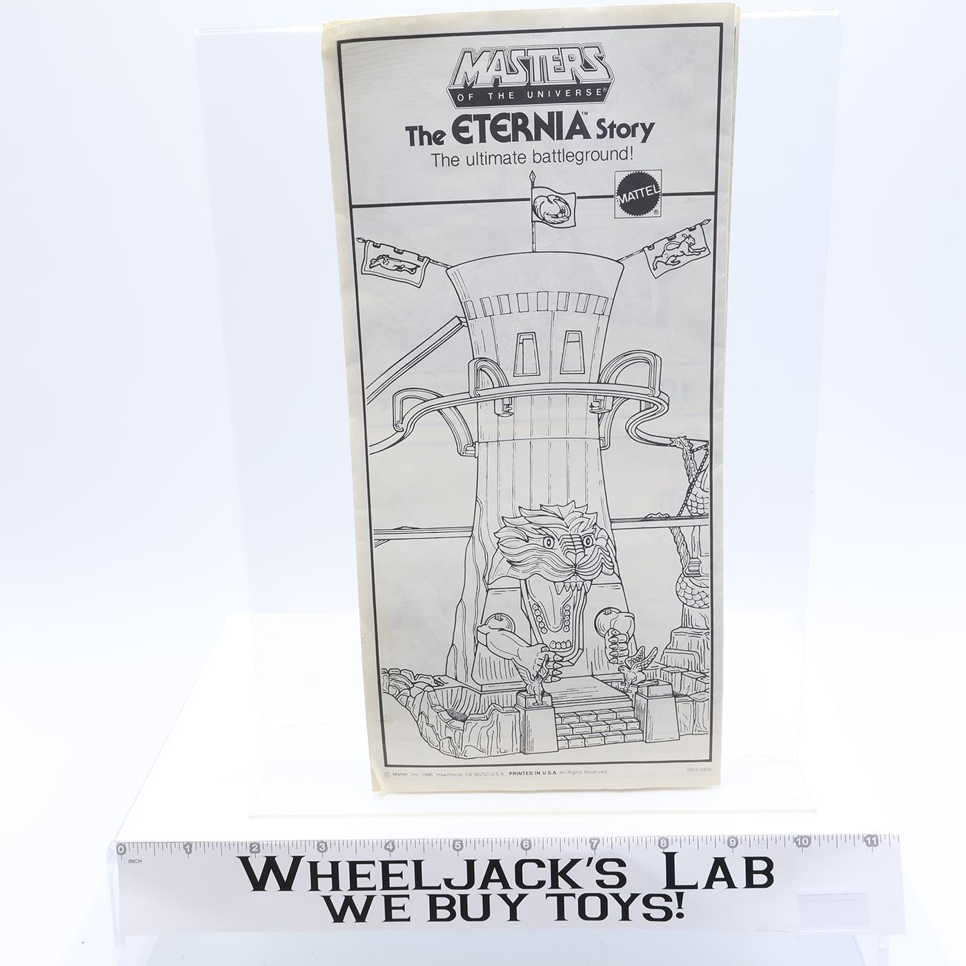 The Eternia Story The Ultimate Battleground MOTU Mattel 1986 Vintage