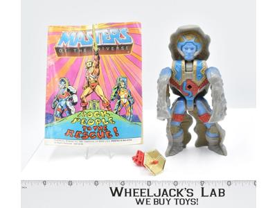 Stonedar He-man 100% Complete 1986 MOTU Masters of the Universe Vintage W/ Comic